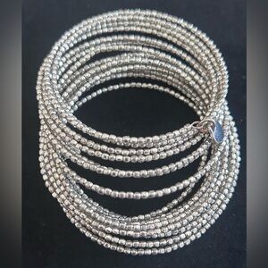 Stella & Dot Bardot Bracelet Silver Tone GUC